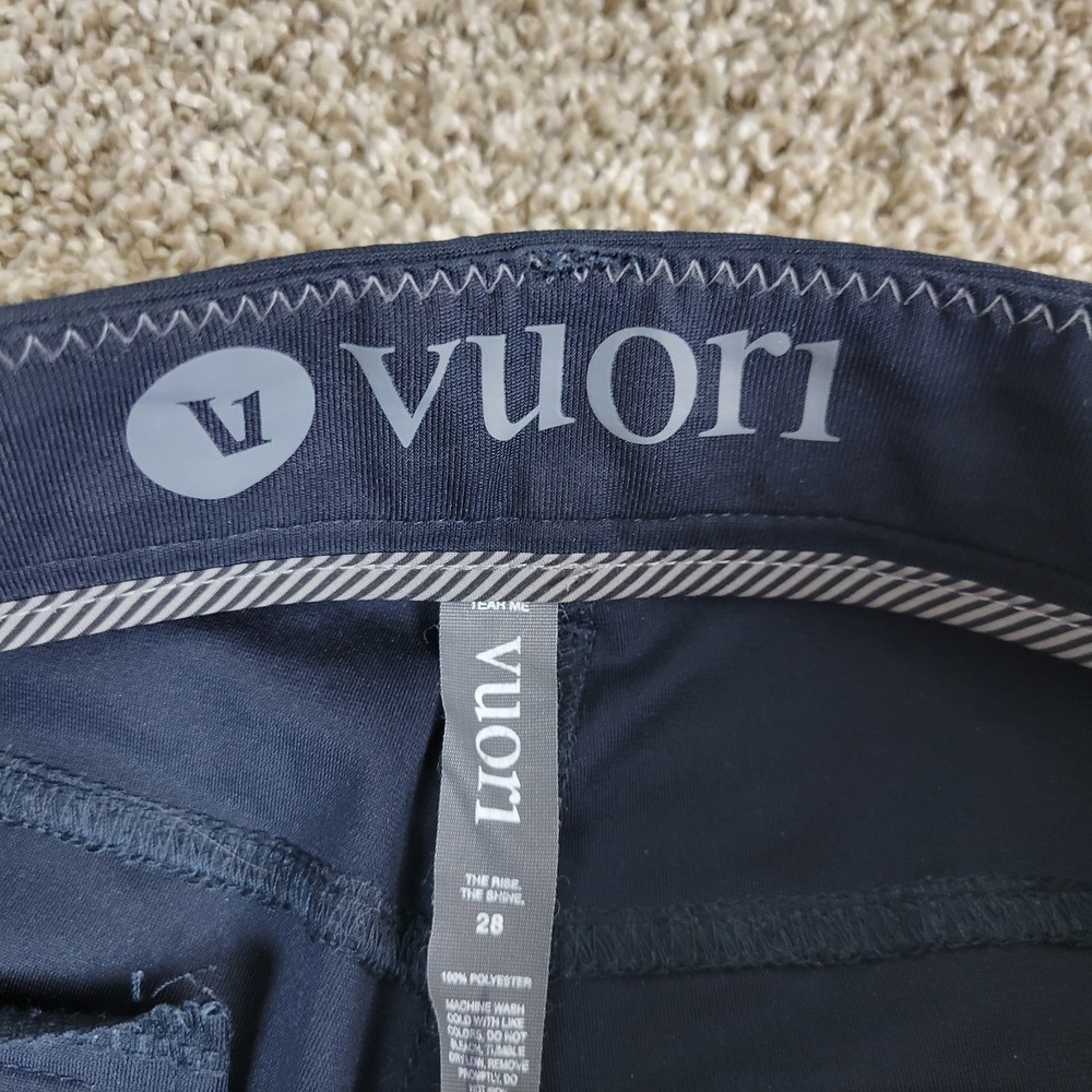 Vuori Meta Pant Athletic Slim Fit Mens 28 Navy Stretch Chino Pants - Picture 4 of 6